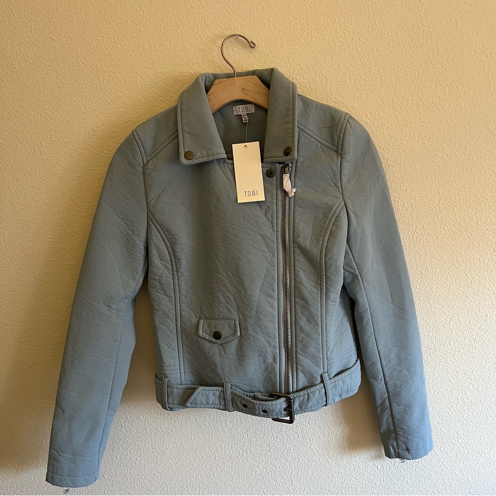 TOBI Faux Leather Jacket